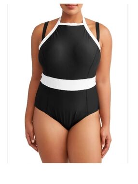 Terra & Sky 1pc Swimsuit Multiple Ways To Wear It Sz 2X